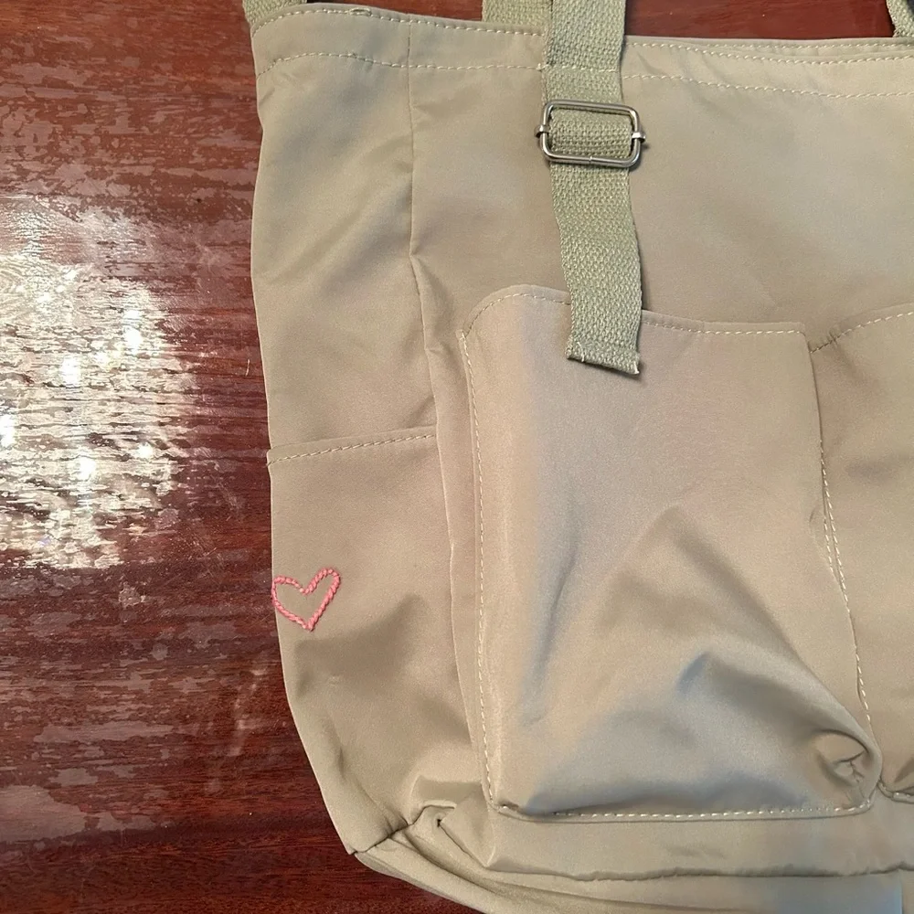 LAST CALL 🤍 sage green messenger / crossbody x shoulder / tote convertible bag